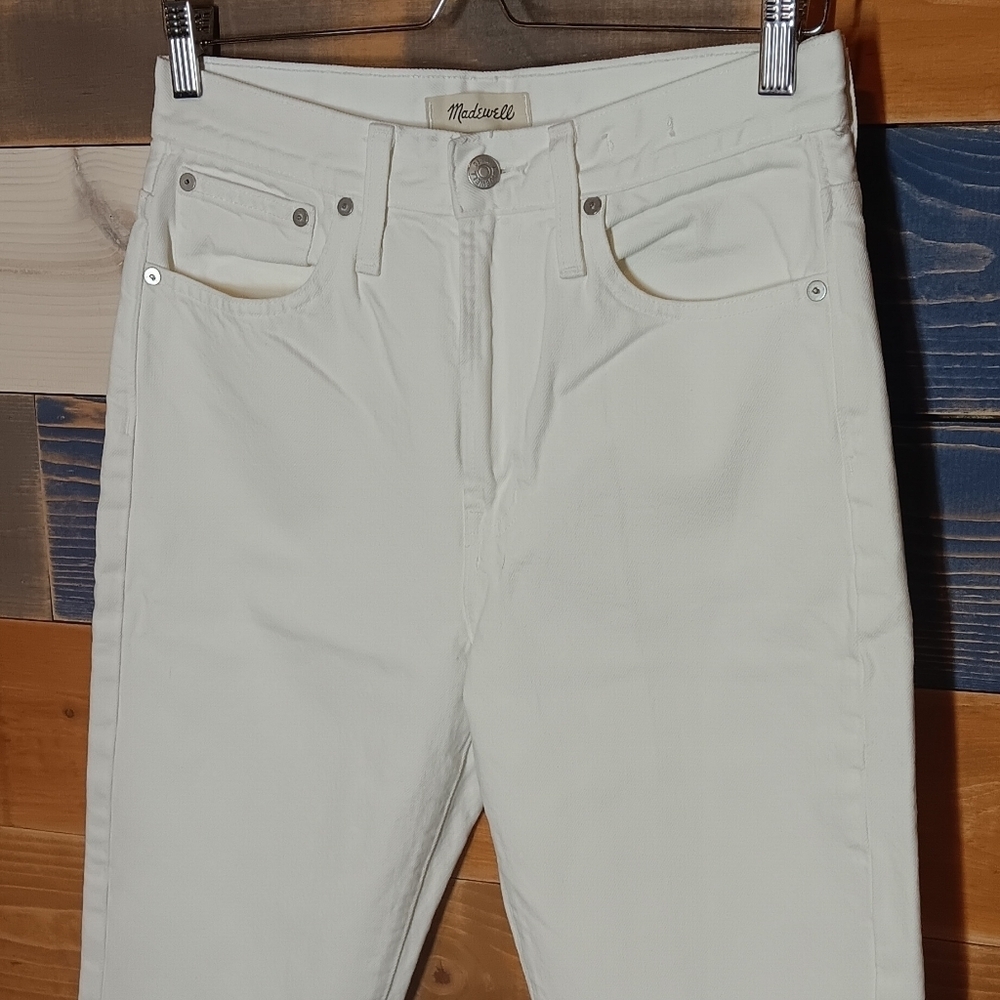 Madewell The Perfect Summer Jean White 27 - Picture 3 of 8